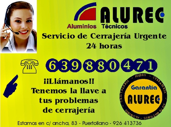 Alurec - Cerrajería Urgente 24 horas